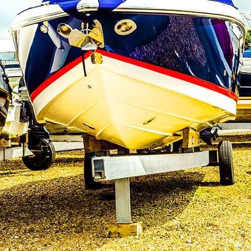 boat parking pad customer