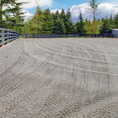 horse arena base footing